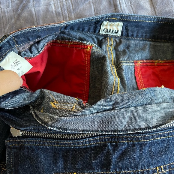 AKS Denim jumpers 
Waist 32
Length 36
Crotch 10 - Picture 3 of 6